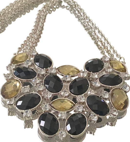 Rhinestone Statement Necklace - TTP