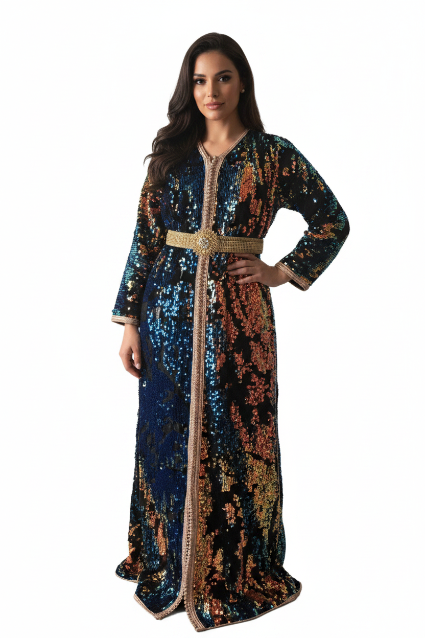 Women Muzona(Sequin) Kaftan