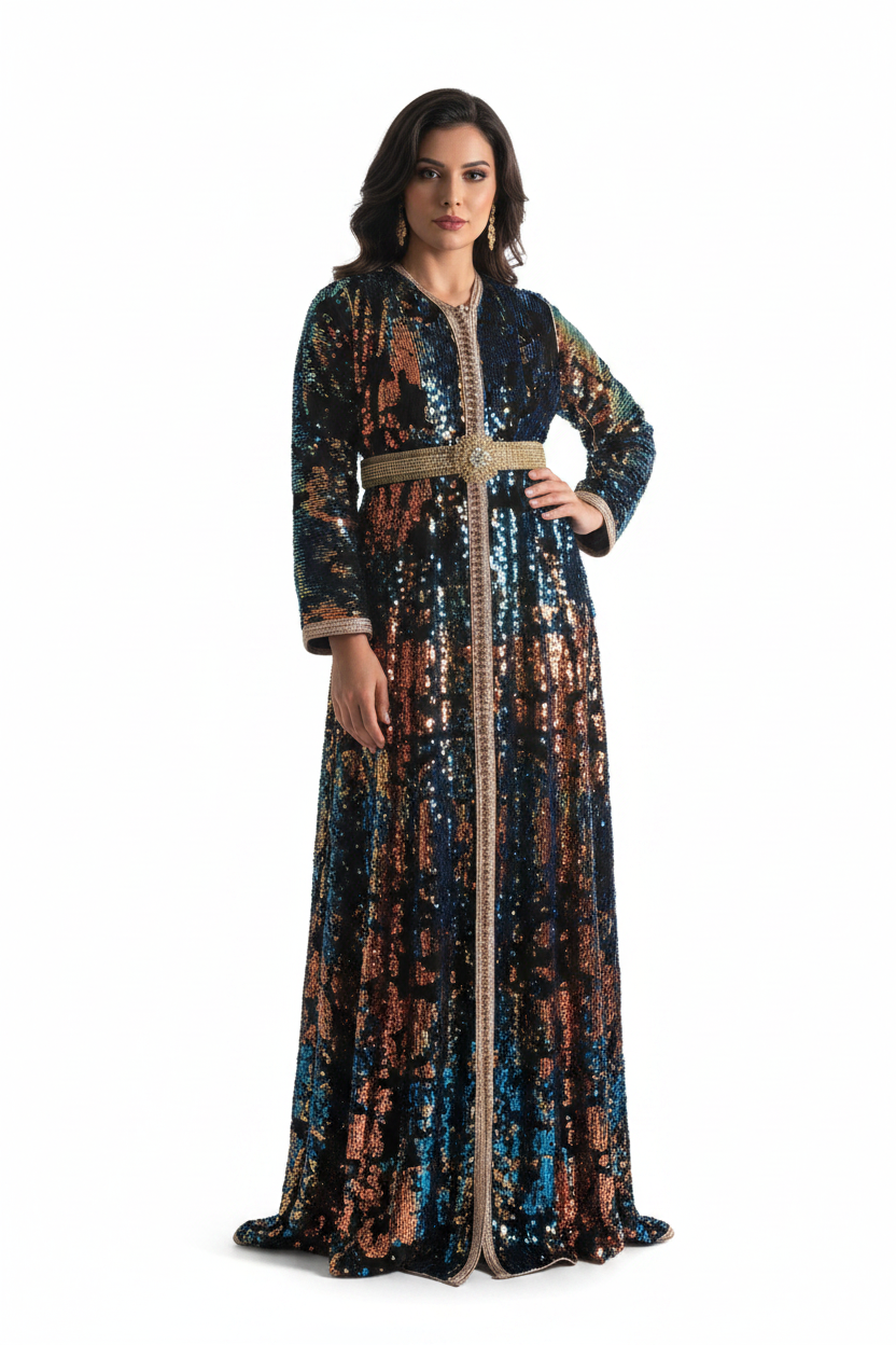 Women Muzona(Sequin) Kaftan