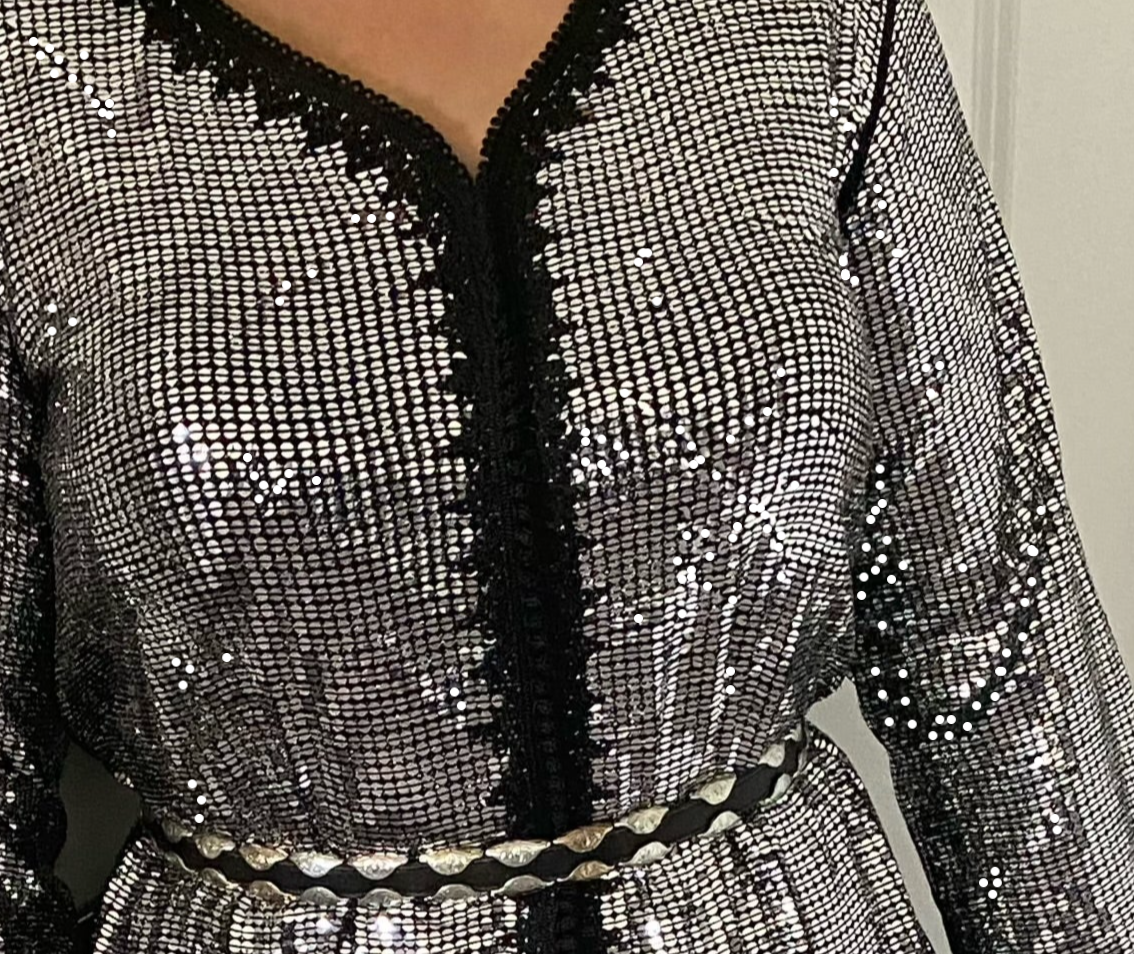 Sparkly Silver Caftan - TTP