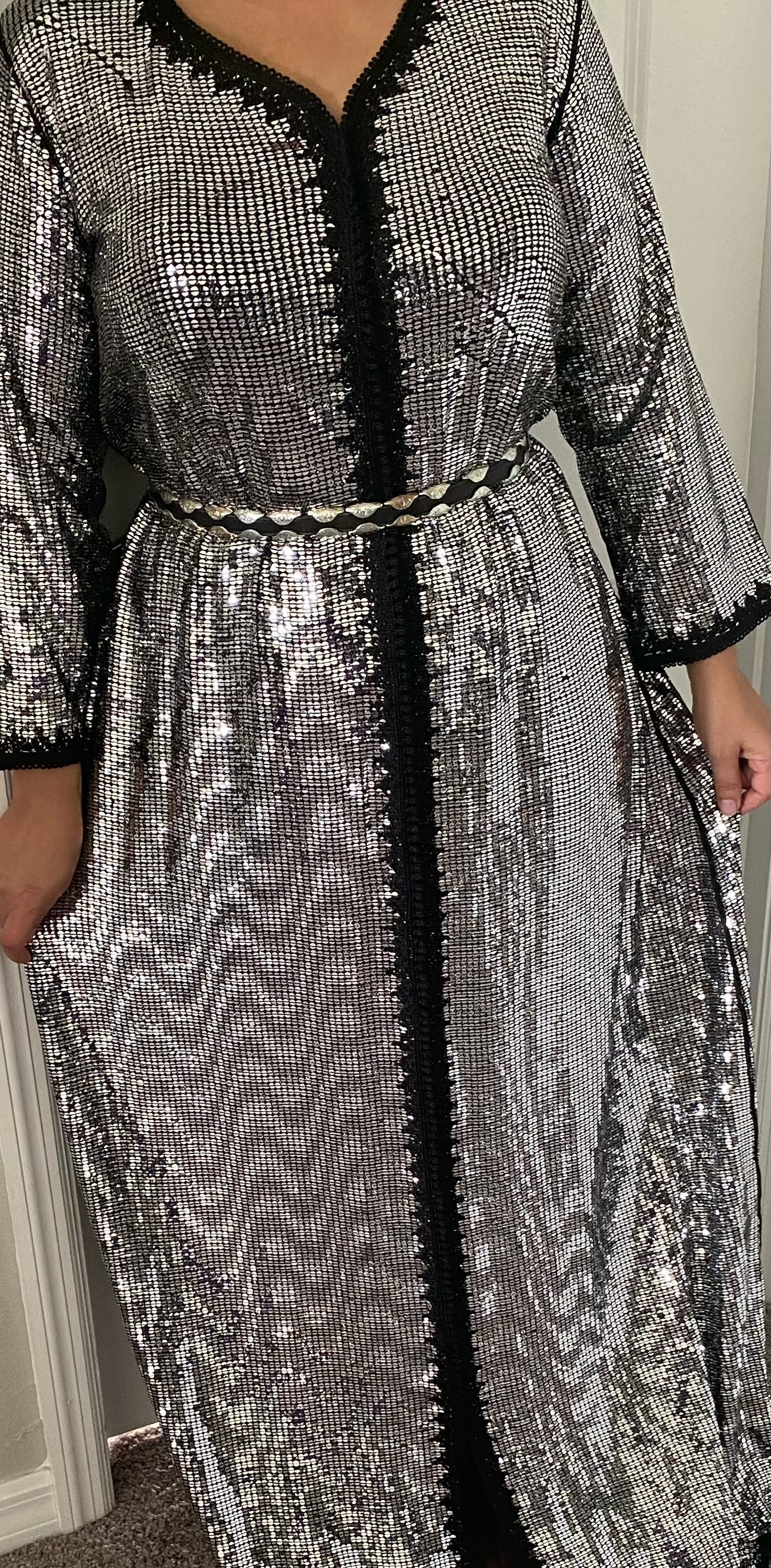 Sparkly Silver Caftan - TTP