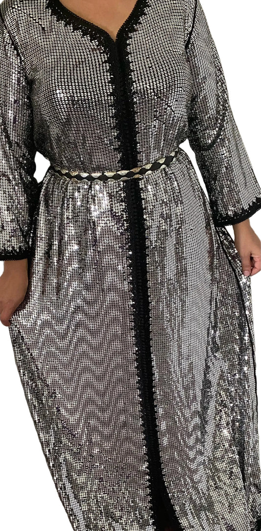 Sparkly Silver Caftan - TTP