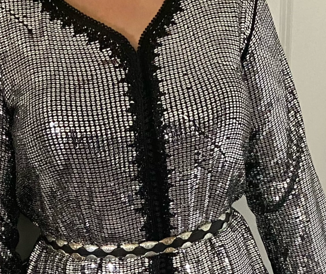 Sparkly Silver Caftan - TTP