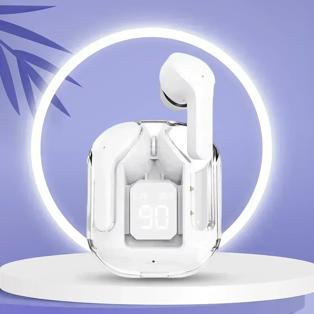 T2 Wireless Mini Earbuds LED Power Digital Display TWS Headset Stereo Sound Bluetooth-compatible 5.3 for iPone Xiaomi Lenovo - TTP