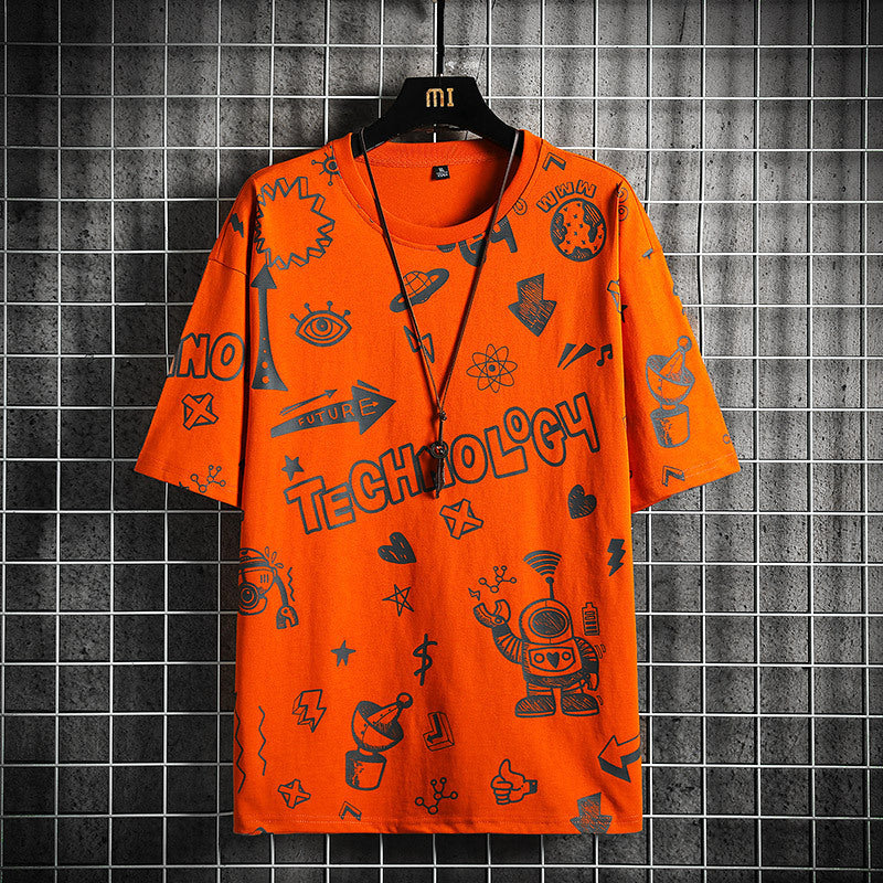 Teenage Fashion Trendy Short Sleeve T-shirt - TTP