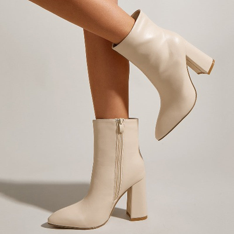 Thick-heeled Martin Boots - TTP