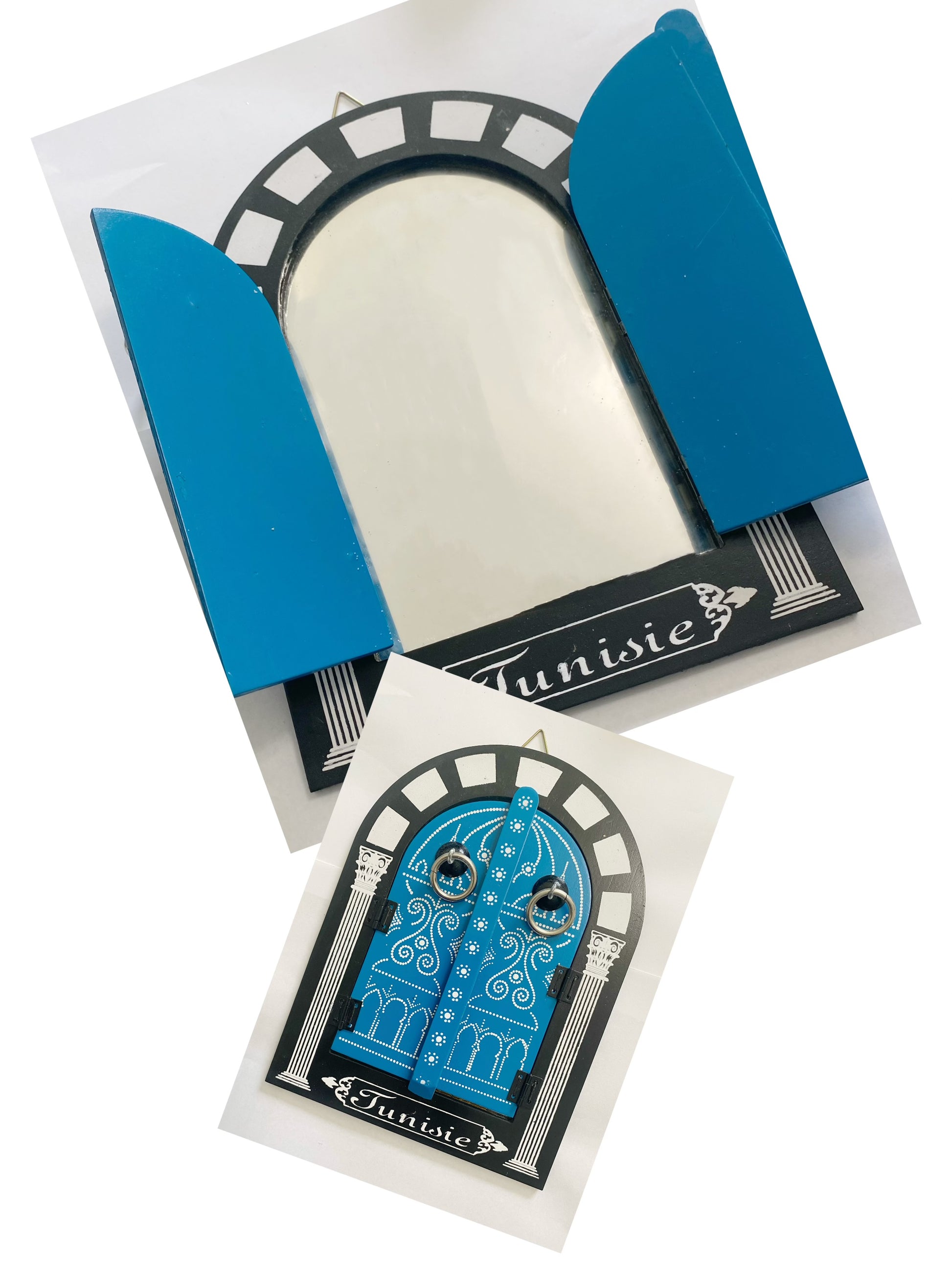Tunisian Blue Decorative Mirror - TTP