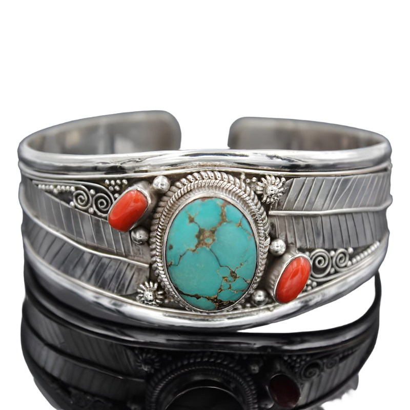 Turquoise Pattern Bracelet - TTP