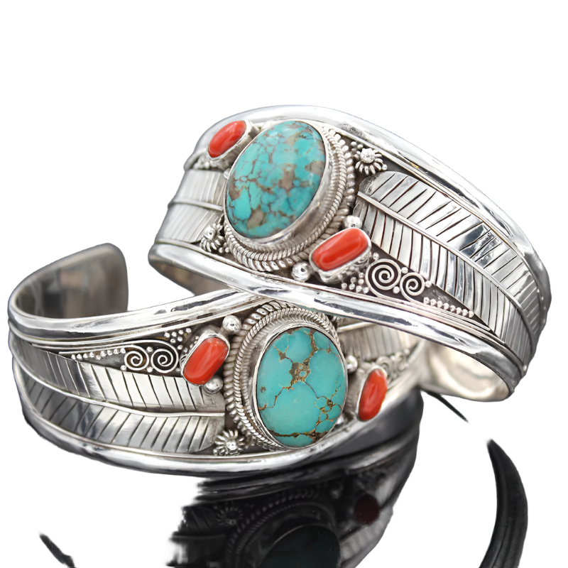 Turquoise Pattern Bracelet