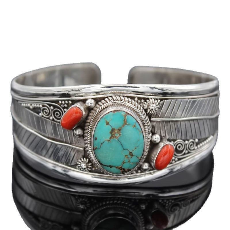 Turquoise Pattern Bracelet - TTP