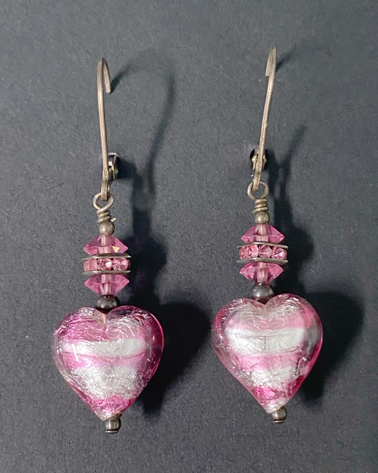 Vintage Heart Earrings - TTP