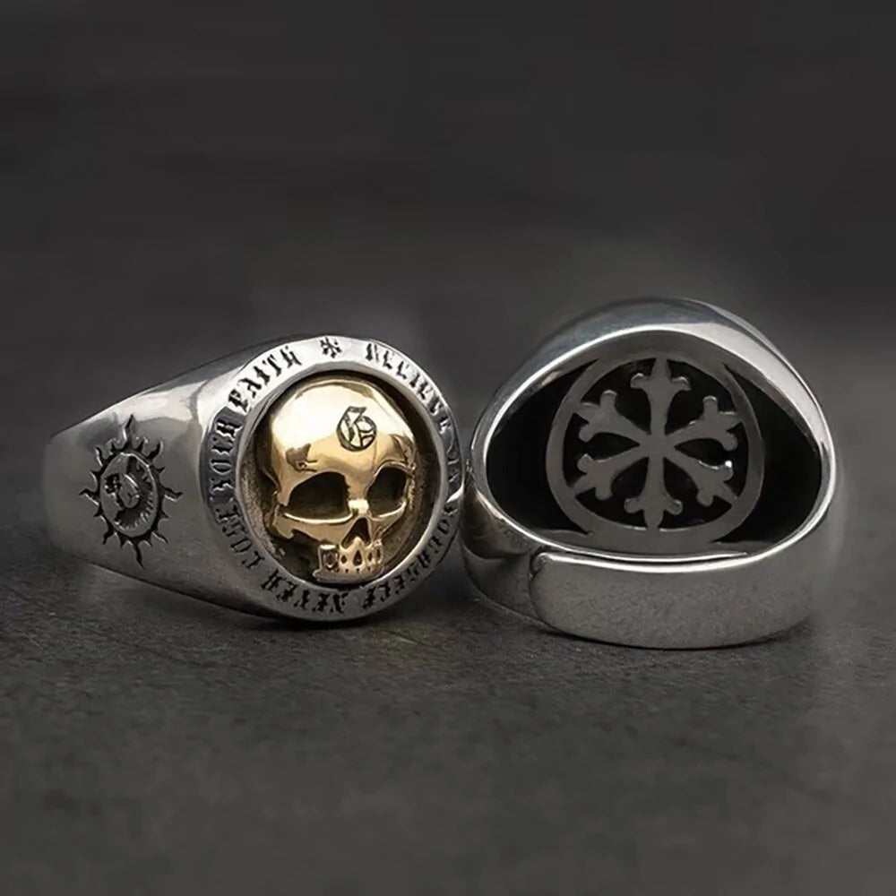Vintage Skull Rings for Men - TTP