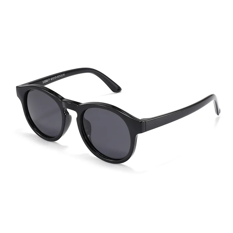 WarBlade Small Round Polarized Kids Sunglasses Silicone Flexible Safety Children Glasses 0-3 Years Boys Girls Baby Eyewear UV400 - TTP