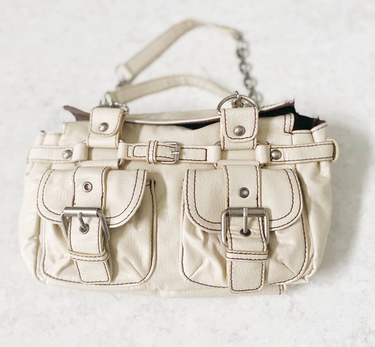 White Leather Bag - TTP