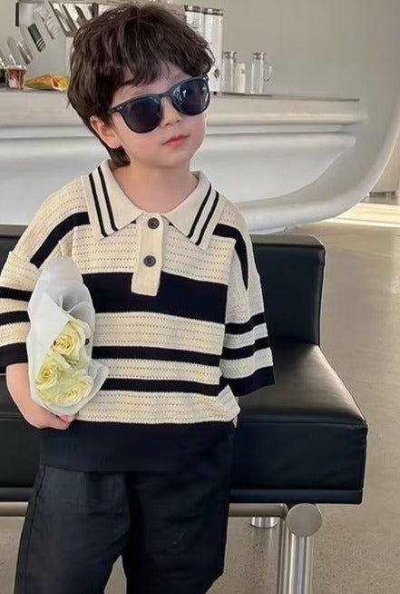 Boys Short-Sleeved Polo T-shirt