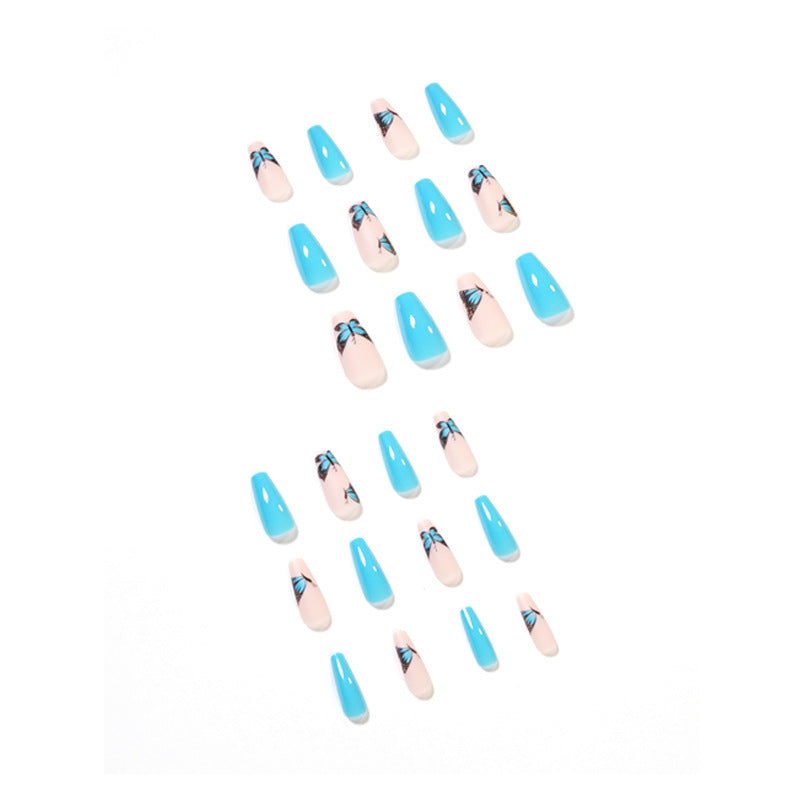 Blue Wearing Armor Nails