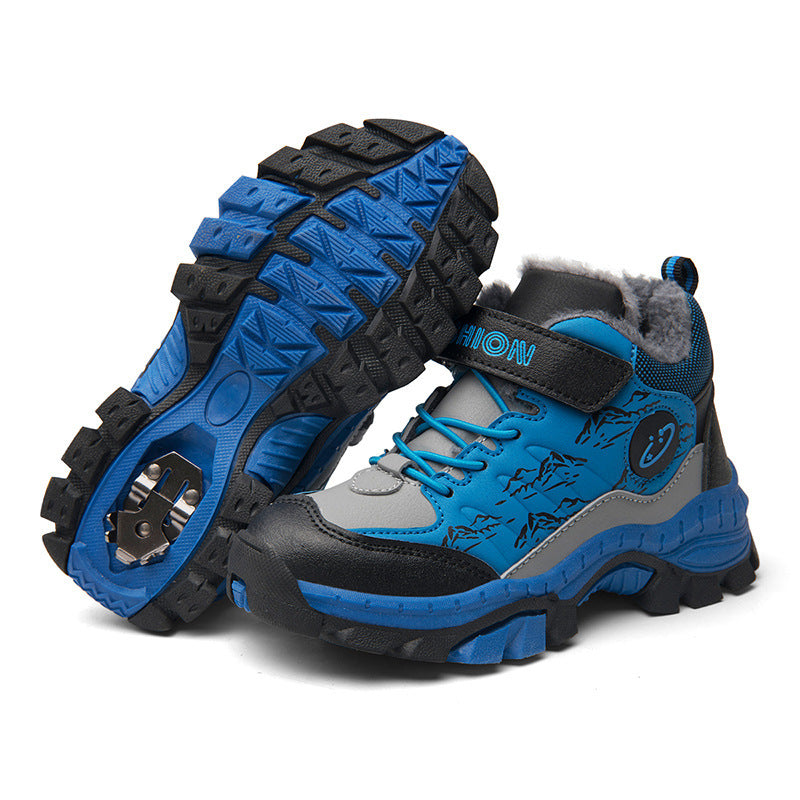 Children's Large Cotton Hiking Shoes