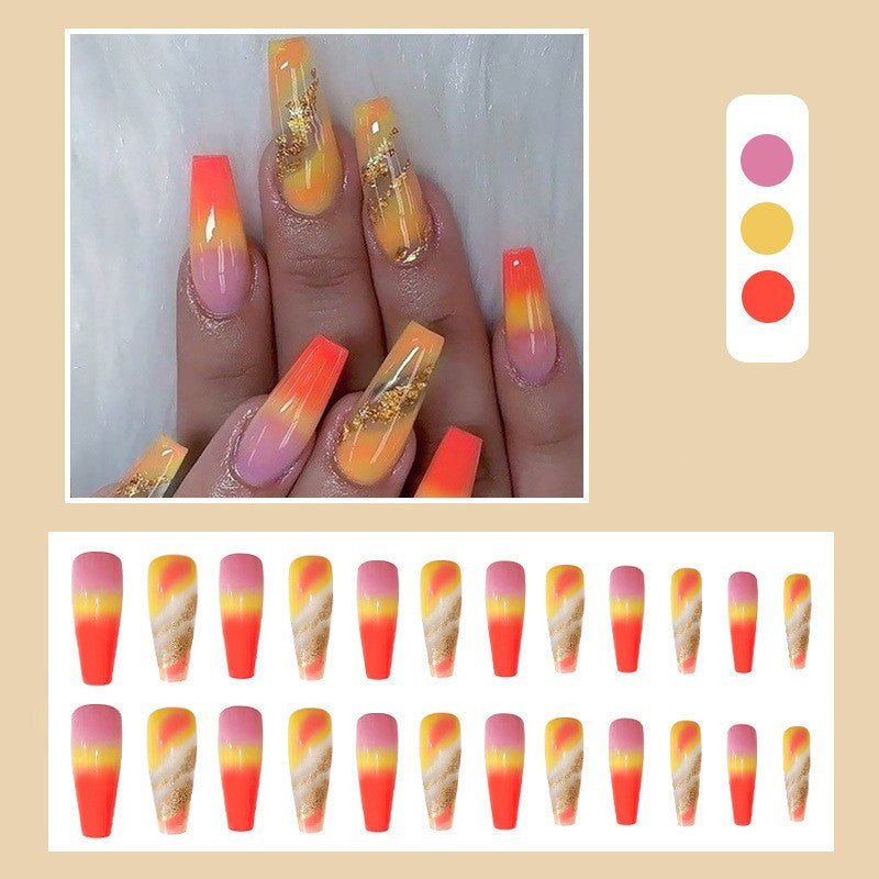 Rainbow Gradient Nail Stickers